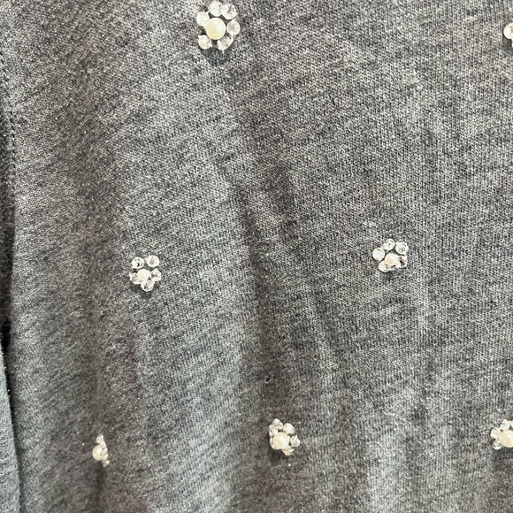 Abercrombie & Fitch Charcoal Embellished Top - Picture 4 of 4